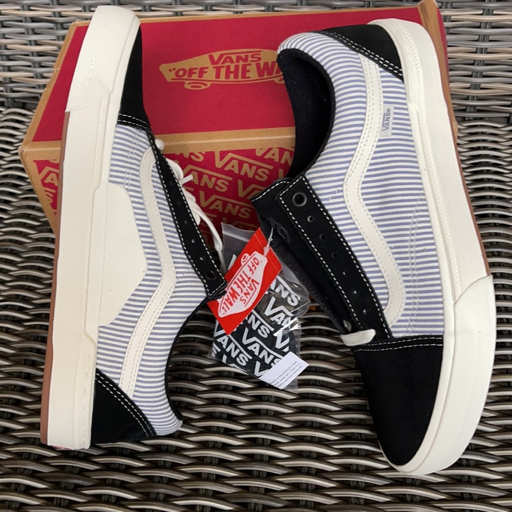 Vans Bmx Old Skool Federal Black/Bl Pinstripe MEN`S - Picture 12 of 16